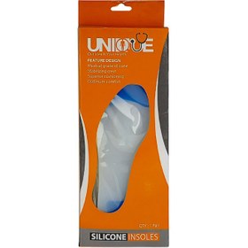 تصویر کفی طبی سیلیکونی یونیک Silicone Insole Large