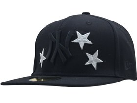 تصویر کلاه کپ فیت بک مشکی NY 