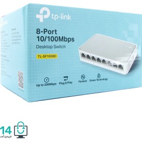 تصویر سوئیچ 8 پورت تی پی لینک TL-SF1008D TP-Link TL-SF1008D 8-Port 10/100Mbps Switch Switch