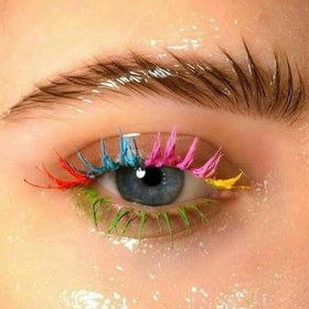 تصویر ریمل رنگی نعونی 