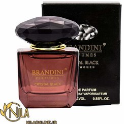 تصویر ادوکلن جیبی زنانه برندینی (Brandini) مدل Crystal Black حجم 25 میلی‌لیتر ادکلن زنانه Crystal Black برند برندینی حجم 25میل