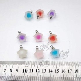 تصویر آویز مهره پاستیلی ستاره 