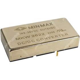 تصویر مبدل ولتاژ مینمکس 3 آمپر MINMAX MKW2622 DC/DC IN:9-36V OUT:5V 