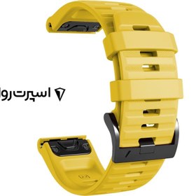 تصویر بند ساعت گارمین Quick Fit26 yellow 