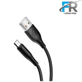 تصویر کابل میکرو یو اس بی USAMS US-SJ268 U18 1m USAMS US-SJ268 U18 round MicroUSB 1M cable