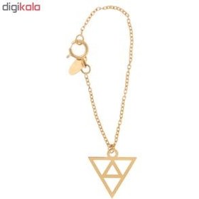 تصویر آویز ساعت طلا 18 عیار زنانه طرح مثلث کد SG344 