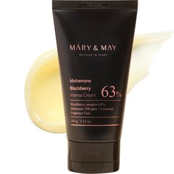 تصویر کرم ضد چروک و ترمیم کننده ایدبنون و بلک بری برند مری اند می 100 گرم Mary & May Idebenone Blackberry Intense Cream Mary & May Idebenone Blackberry Intense Cream