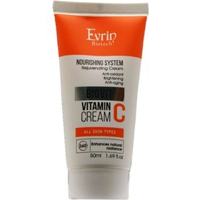 تصویر کرم مغذی حاوی ویتامین C حجم 50 میلی لیتر اورین Evrin Biovit Vitamin C Cream 50 ml