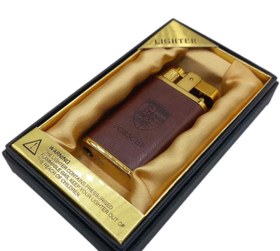 تصویر فندک اتمی رویه چرم 