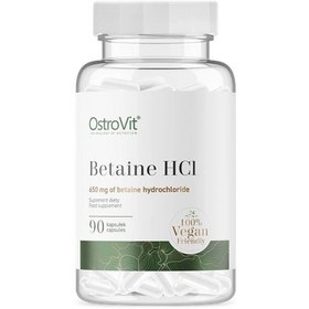 تصویر بتائین اچ سی ال استرویت 90 عددی OstroVit Betaine HCl VEGE 