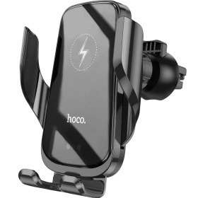 تصویر هولدر شارژر وایرلس هوکو مدل CA202 HOCO wireless charging in-car phone holder CA202