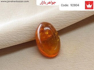 تصویر نگین کهربا بولونی لهستان بی نظیر کد 92804 