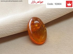 تصویر نگین کهربا بولونی لهستان بی نظیر کد 92804 