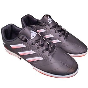 تصویر کفش ورزشی مردانه استوک ریز چمن مصنوعی مدل آدیداس (adidas)|سایز40-45| مشکی 