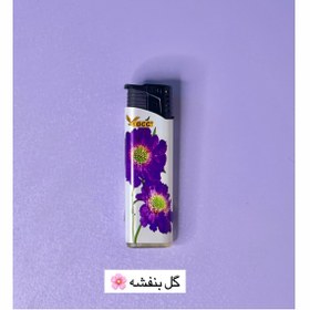 تصویر فندک شعله اتمی طرح گل کلاسیک 