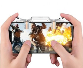 تصویر دسته بازی موبایل راک Rock Shooting Game Controller 