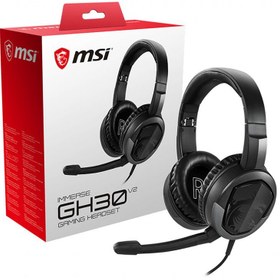 تصویر هدست گیمینگ ام اس آی مدل GH30 V2 MSI IMMERSE GH30 V2 GAMING HEADSET