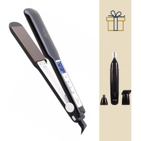 تصویر اتو مو مک استایلر مدل MAC-2036 به همراه موزن گوش و بینی مدل MC-8809 MAC Styler MAC-2036 Hair Straightener