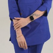 تصویر کلاه جراحی آبی کاربنی مدل ساده 