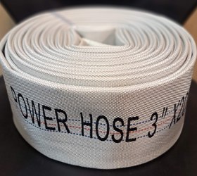 تصویر شیلنگ برزنتی ویگو 20 متری 3 اینچ Wego FireFighting Hose