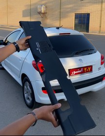تصویر محافظ سینی صندوق ۲۰۶ و ۲۰۷ نرم و ضد خش Car trunk protector for peugeot 206 and 207