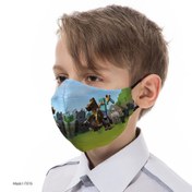 تصویر ماسک 3 لایه کودکانه با قابلیت تعویض فیلتر مدل T076 