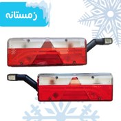 تصویر جشنواره زمستانه / چراغ خطر یورو ۳ NG اصلی کامیون و تریلی ( چپ و راست ) 