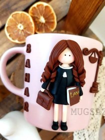 تصویر ماگ عروسکی وکیل 