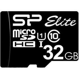 تصویر کارت حافظه microSDHC سیلیکون پاور مدل Elite کلاس 10 استاندارد UHS-I U1 سرعت 85MBps ظرفیت 32 گیگابایت 