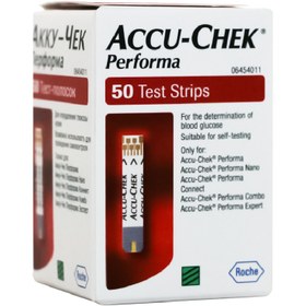 تصویر نوار تست قند خون اکیو چک پرفورما ۵۰ عددی Accu-Chek Performa 50 Test Strips