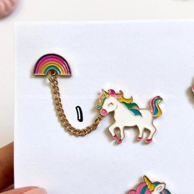 تصویر پین اسب تک شاخ - کد606 