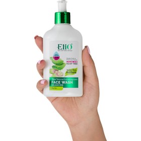 تصویر ژل شستشوی صورت آلوئه ورا مخصوص پوست چرب حجم 175 میلی لیتر اِلیو Elio Aloe Vera And Lemongrass Balancing Face Wash 175 ml