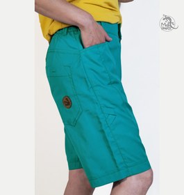 تصویر شلوارک Bould+ سبز فیروزه ای 
