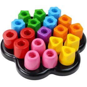 تصویر اسباب بازی اشکال رنگارنگ پاپارو 