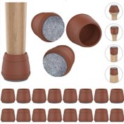 تصویر صداگیر و محافظ سیلیکونی پایه مبل و صندلی پک ۴ عدد 