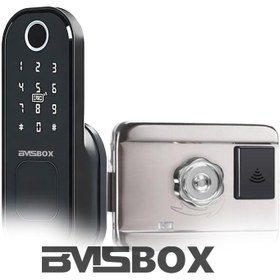 تصویر قفل هوشمند دیجیتال اثر انگشتی برند BMSBOX مدل SLV101 