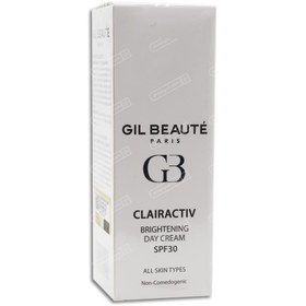 تصویر کرم شب روشن کننده صورت کلراکتیو ژیل بوته Gil Beaute Clairactiv Brightening Night Cream