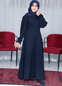 تصویر پیراهن عبایی آبان - مشکی ۲ 