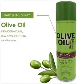 تصویر اسپری براق کننده و حالت دهنده مو گره باز کن شاین بالا حاوی عصاره زیتون olive oil - مدل SHEEN SPARY ا OLIVE OIL ORS OLIVE OIL ORS