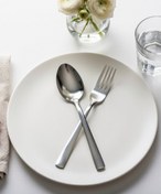 تصویر قاشق چنگال برند یونیک طرح ساده 