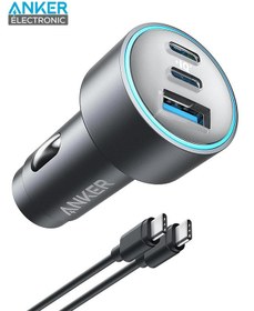 تصویر شارژر فندکی Anker 535 A2731 Anker 535 USB-C Car Charger 67W B2731