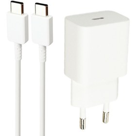 تصویر شارژر سامسونگ 15وات دو پین با کابل اصل Samsung 15W Charger 2 Pin with Cable
