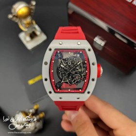 تصویر ساعت ریچارد میل بند قرمز RM 055 Red Satrap ساعت مچی ریچارد میل (Richard mille)