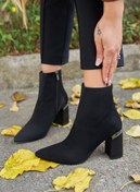 تصویر نیم بوت پاشنه دار زنانه مدل Sevgi سایز ۳۷ تا ۴۱ 