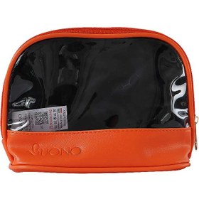 تصویر کیف آرایشی Buono رنگ نارنجی مدل 9020 