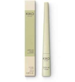 تصویر آیلاینر اورجینال برند Kiko milano مدل Green Me Liquid Eyeliner کد 831255096 