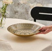 تصویر ظرف دکوری شیشه کاراجا برتا Karaca berta tabak