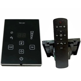 تصویر کلید و کنترل کولر آبی 