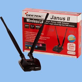 تصویر کارت شبکه USB بی سیم جی تک Janus II 