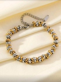 تصویر دستبند مدل تو در تو 